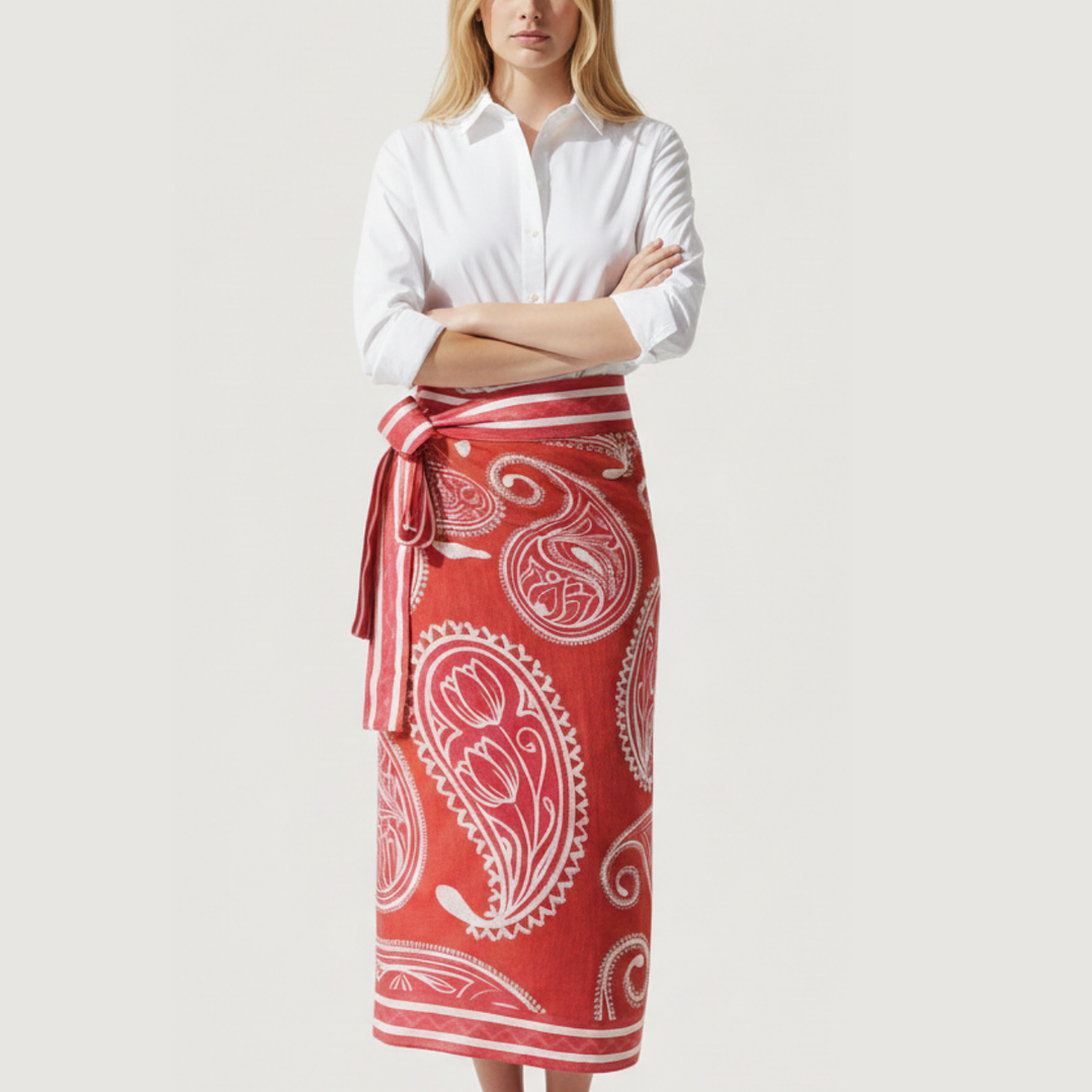 Falda Pareo Paisley 2