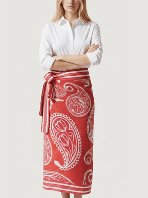 Falda Pareo Paisley