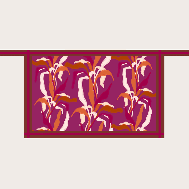 Falda Pareo Hojas Tropicales 3