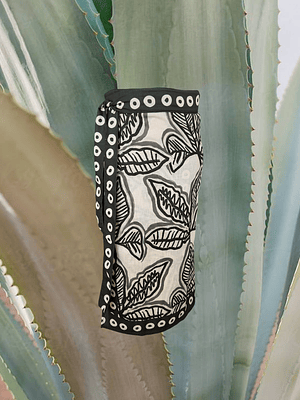 Falda Pareo Hojas Verdes