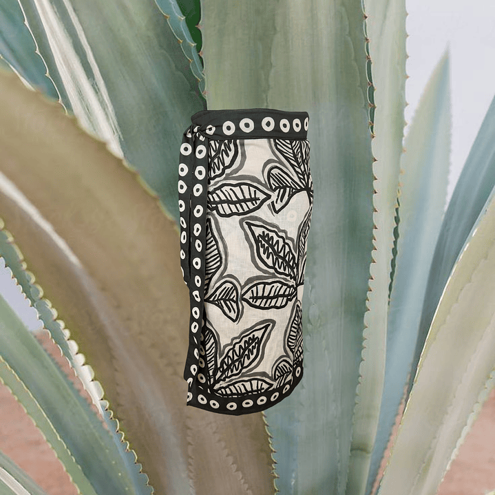 Falda Pareo Hojas Verdes 1