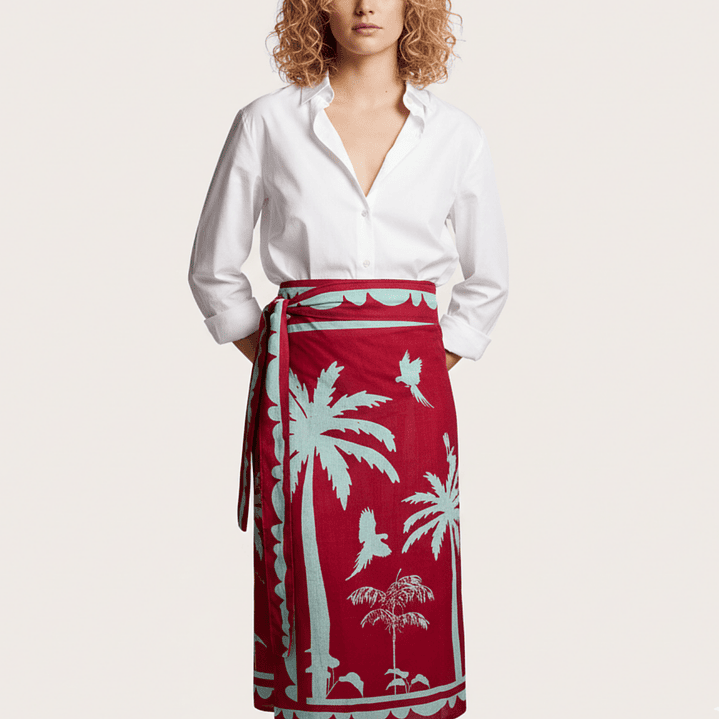 Falda Pareo Guacamayas 2