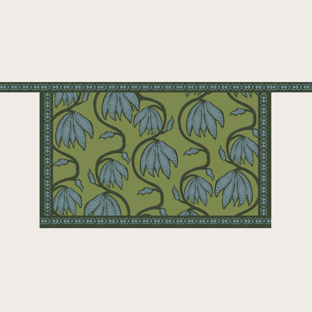 Falda Pareo Cacao Verde 3