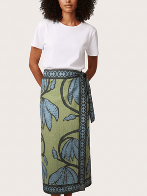 Falda Pareo Cacao Verde