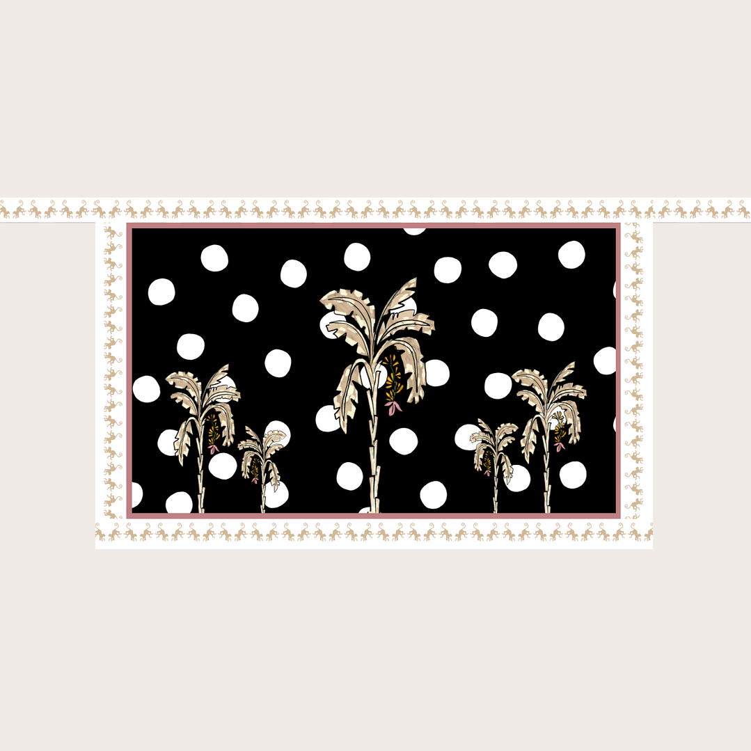 Falda Pareo Micos y Palmas 3