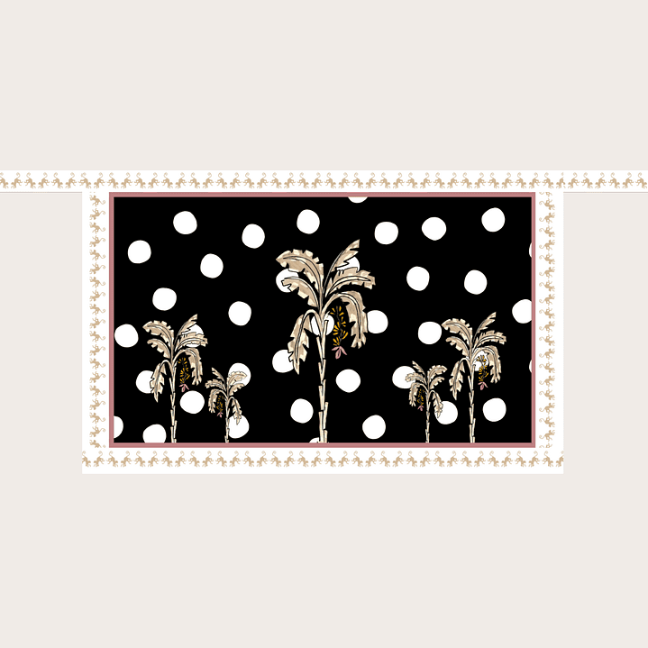 Falda Pareo Micos y Palmas 3