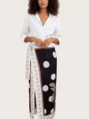 Falda Pareo Micos y Palmas