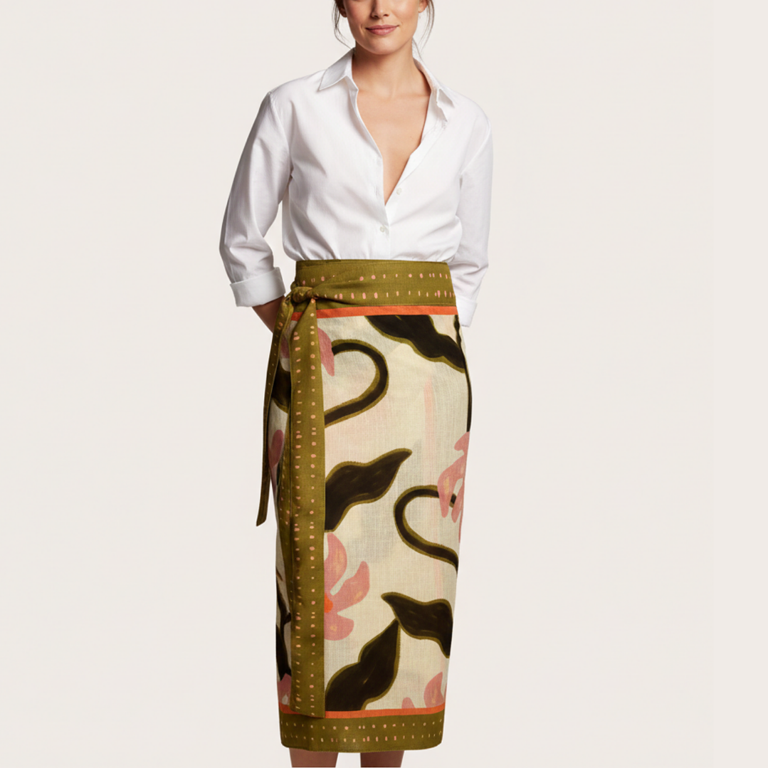 Falda Pareo Flores 2