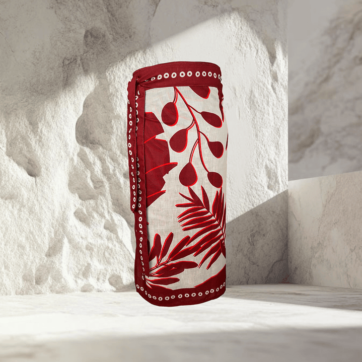 Falda Pareo Selva Roja 1