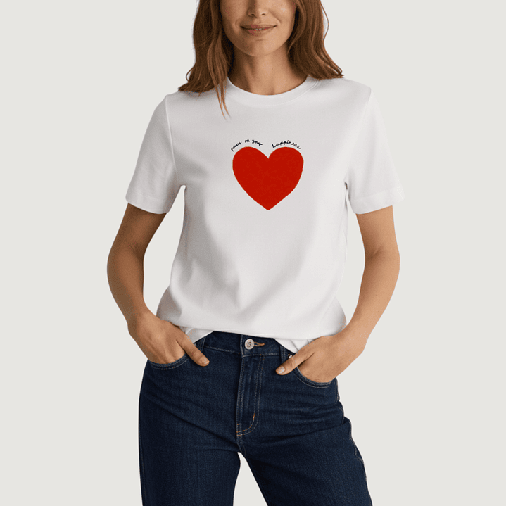 Camiseta Focus on your happiness 1