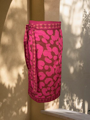 Falda Pareo Wild Burgundy