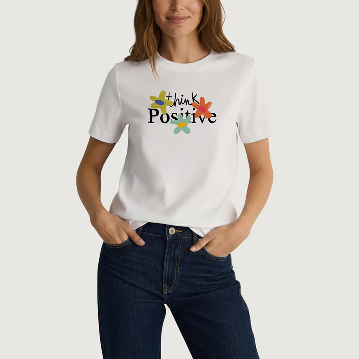 Camiseta Think Positive 1