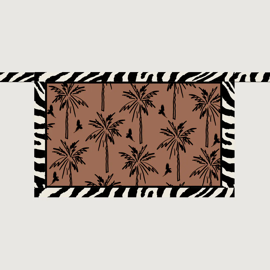 Falda Pareo Huella tropical 3