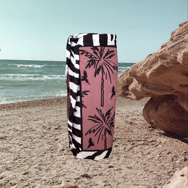 Falda Pareo Huella tropical 1