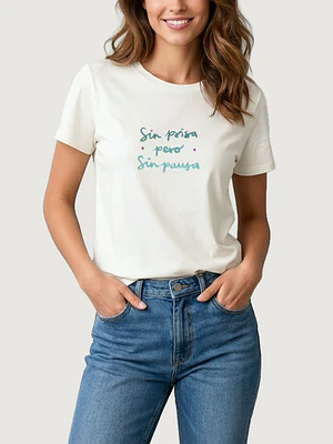 Camiseta Sin prisa pero sin pausa