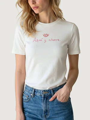 Camiseta Aquí y ahora