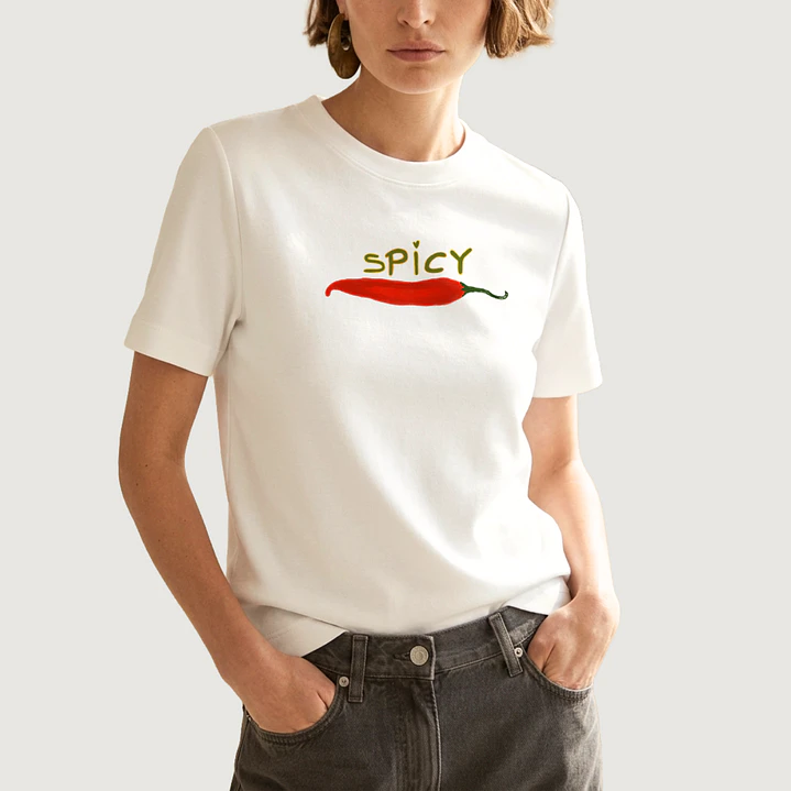 Camiseta Spicy verde 1