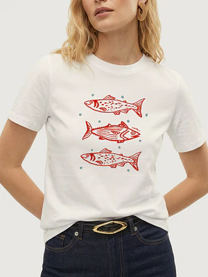 Camiseta Peces