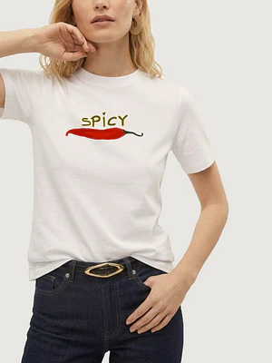Camiseta Spicy verde