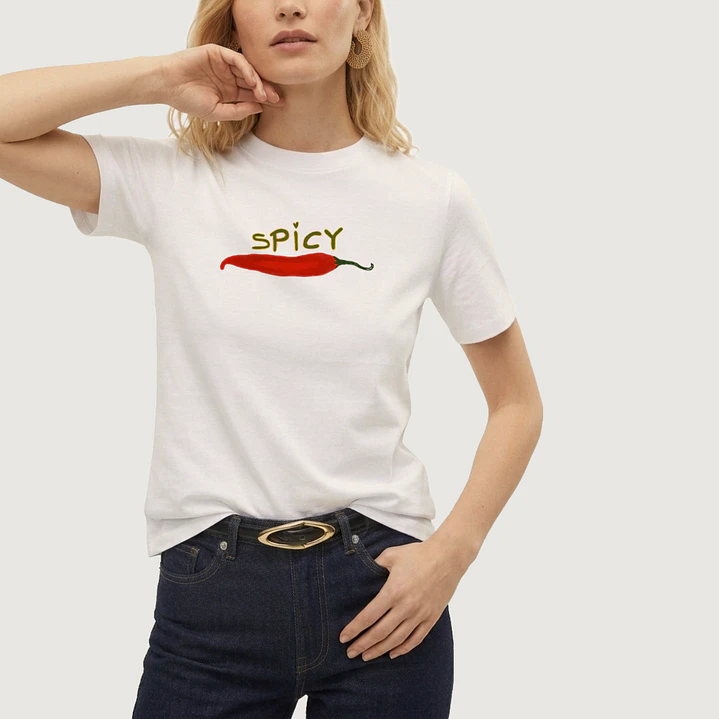 Camiseta Spicy verde 1
