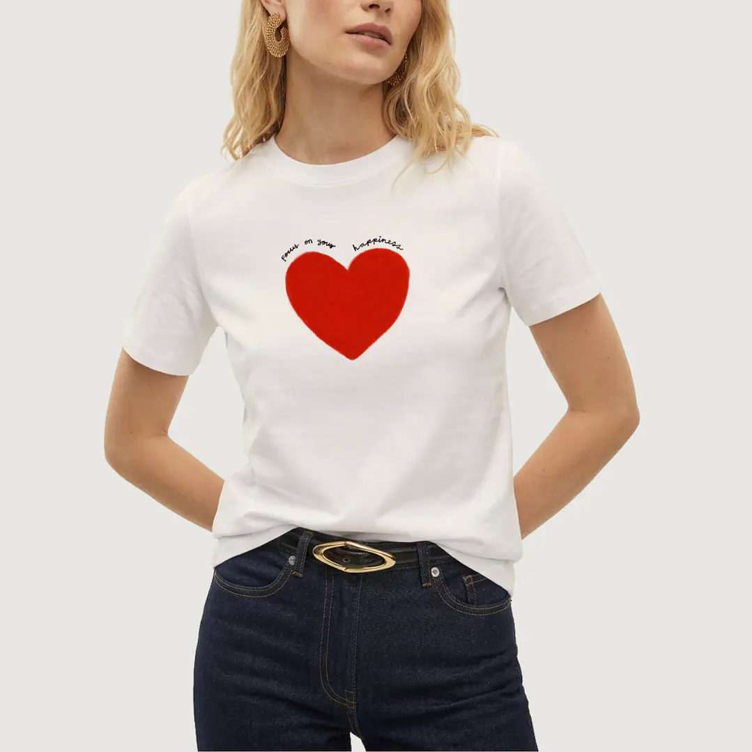 Camiseta Focus on your happiness 1