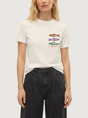 Camiseta Peces colores
