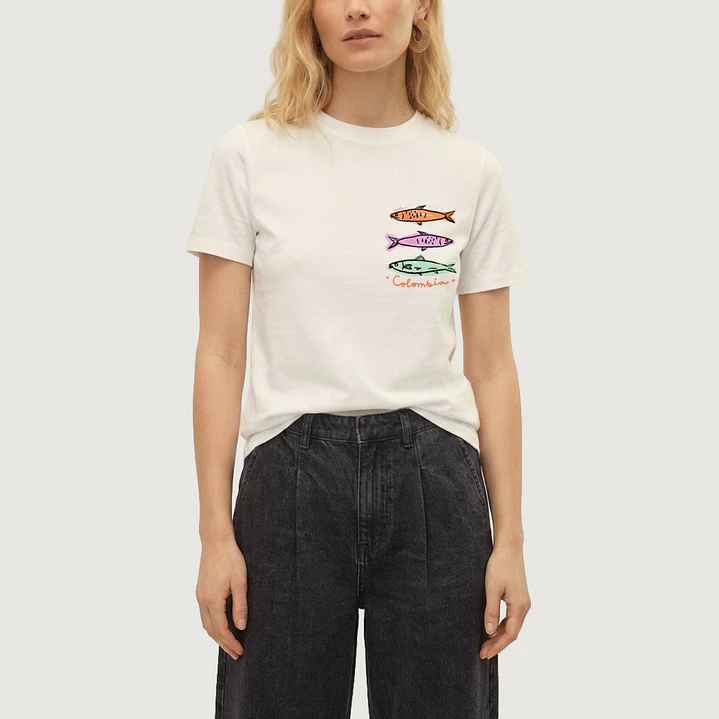 Camiseta Peces colores 1
