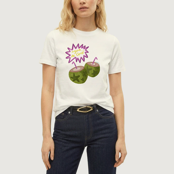 Camiseta Agua de coco 1