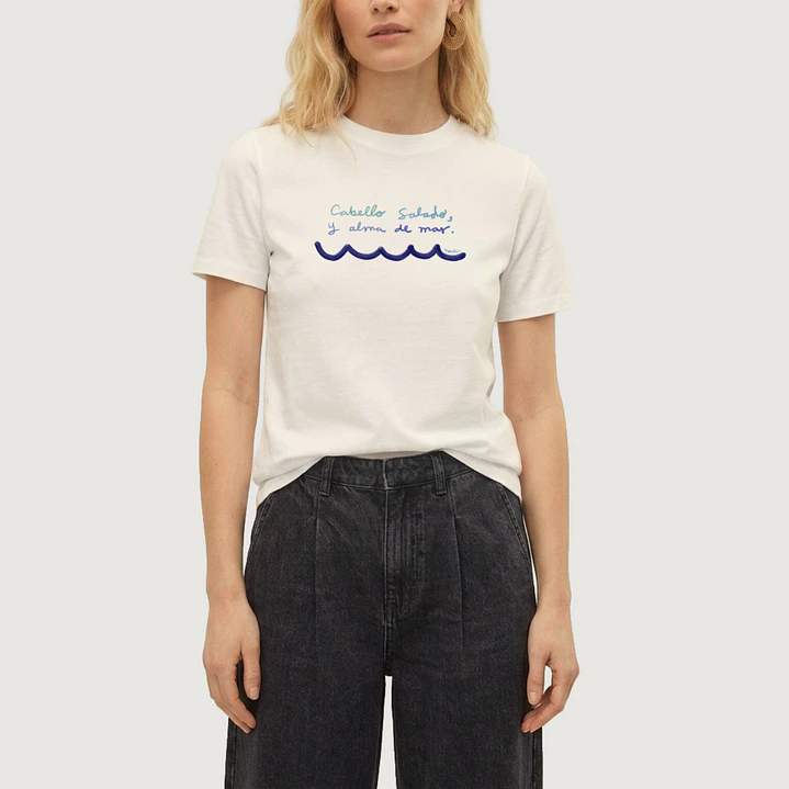 Camiseta Cabello salado y alma de mar 1