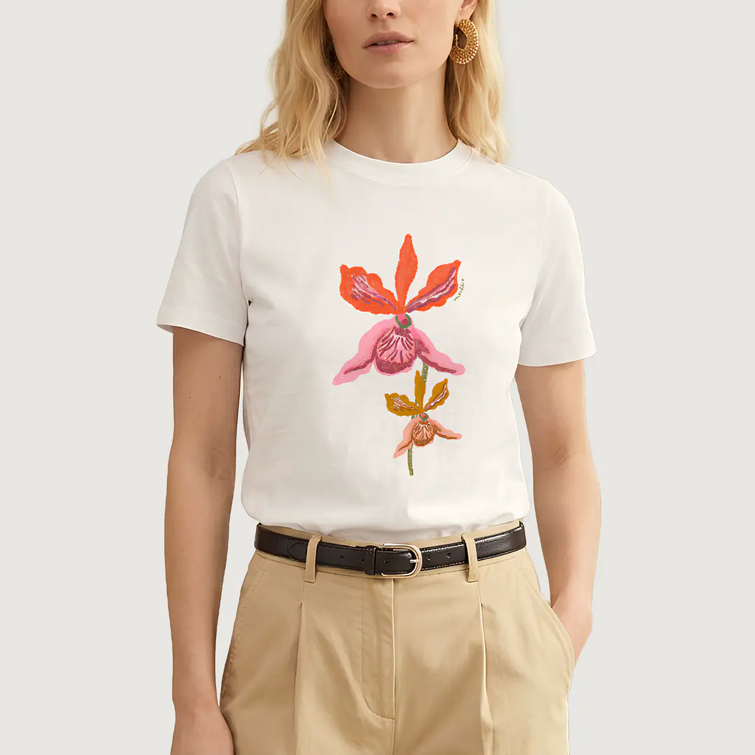 Camiseta Orquídeas 1
