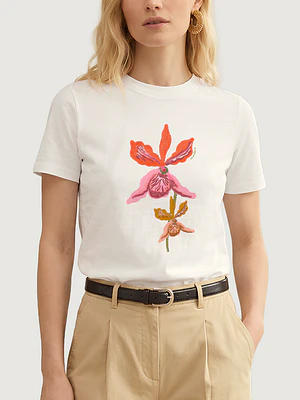 Camiseta Orquídeas