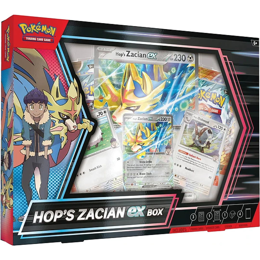 Hop’s Zacian EX Box: Español 1