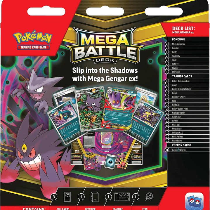 Mega Battle Deck - Mega Gengar ex Ingles 2