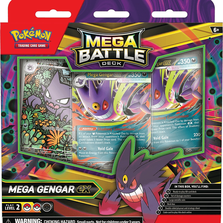 Mega Battle Deck - Mega Gengar ex Ingles 1