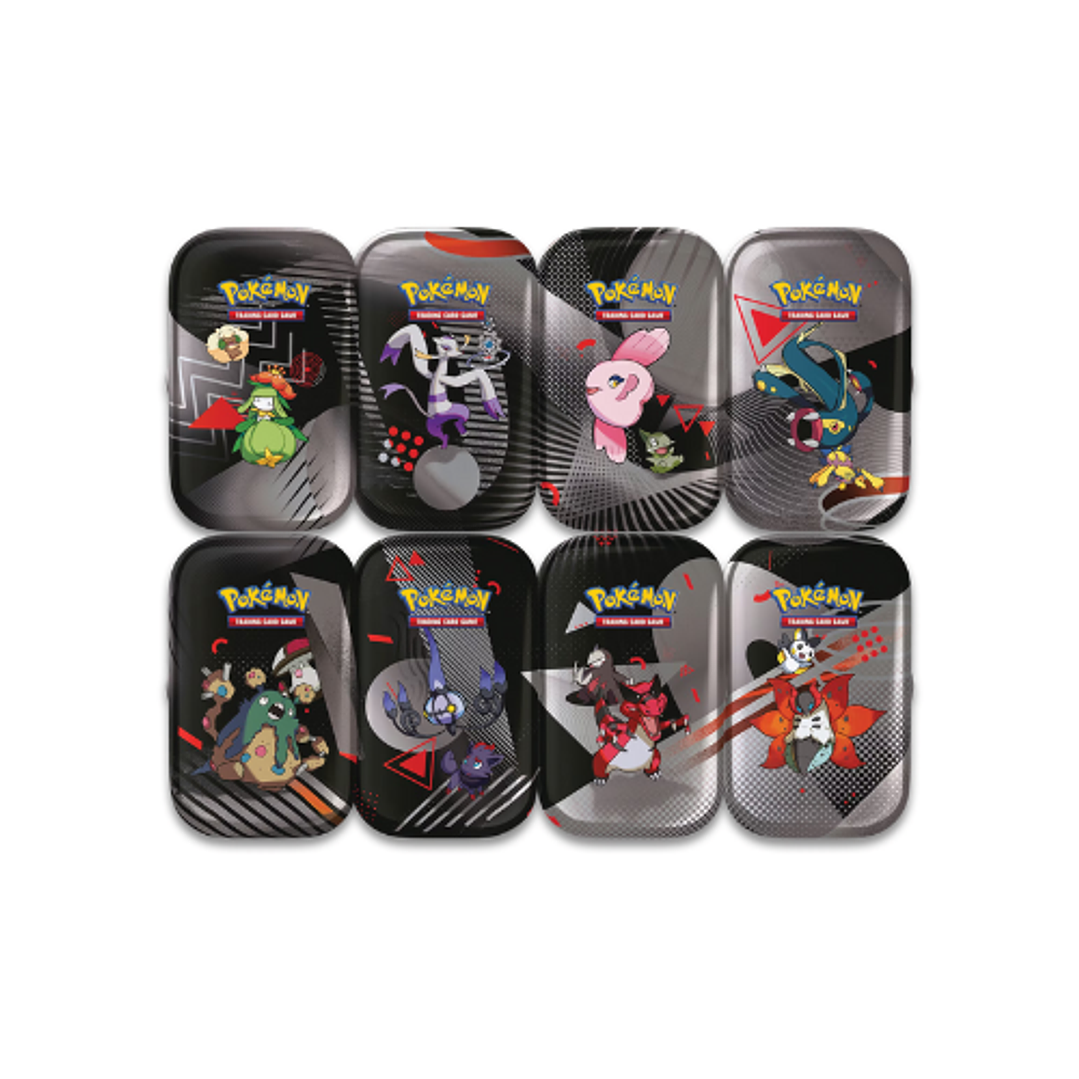 Mini Tin Black Bolt & White Flare Ingles 2