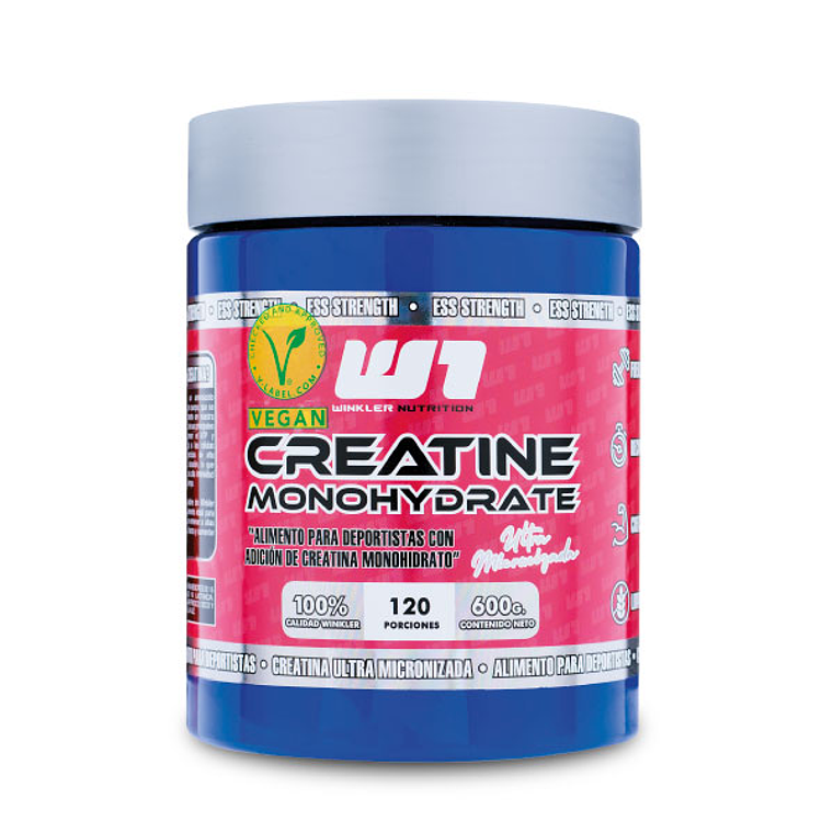 Creatina Monohidrato 600 g (120 servicios) – Winkler Nutrition 1