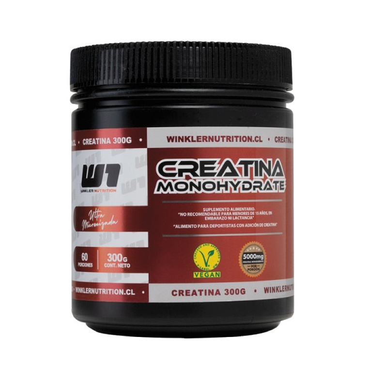 Creatina Monohidrato 300 g (60 servicios) – Winkler Nutrition 1