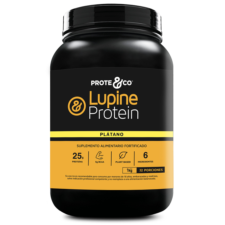 Proteína Vegana Lupine Protein 1 kg (28 Servicios) Prote&Co 1