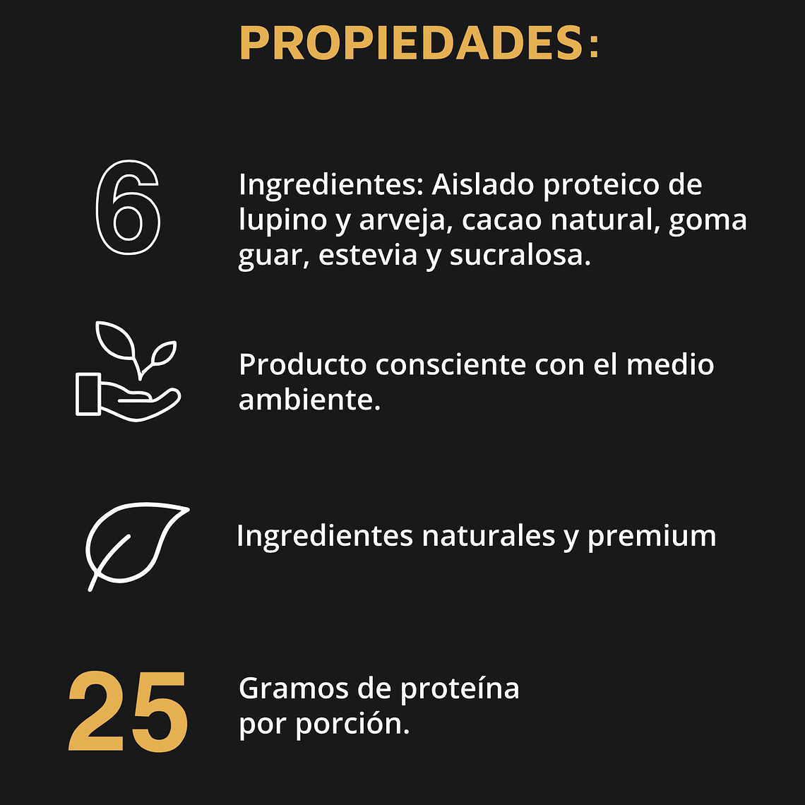 Proteína Vegana Lupine Protein 1 kg (28 Servicios) Prote&Co 3