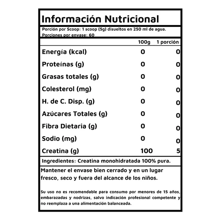 Creatina Monohidratada (300 g) – Prote&Co 2