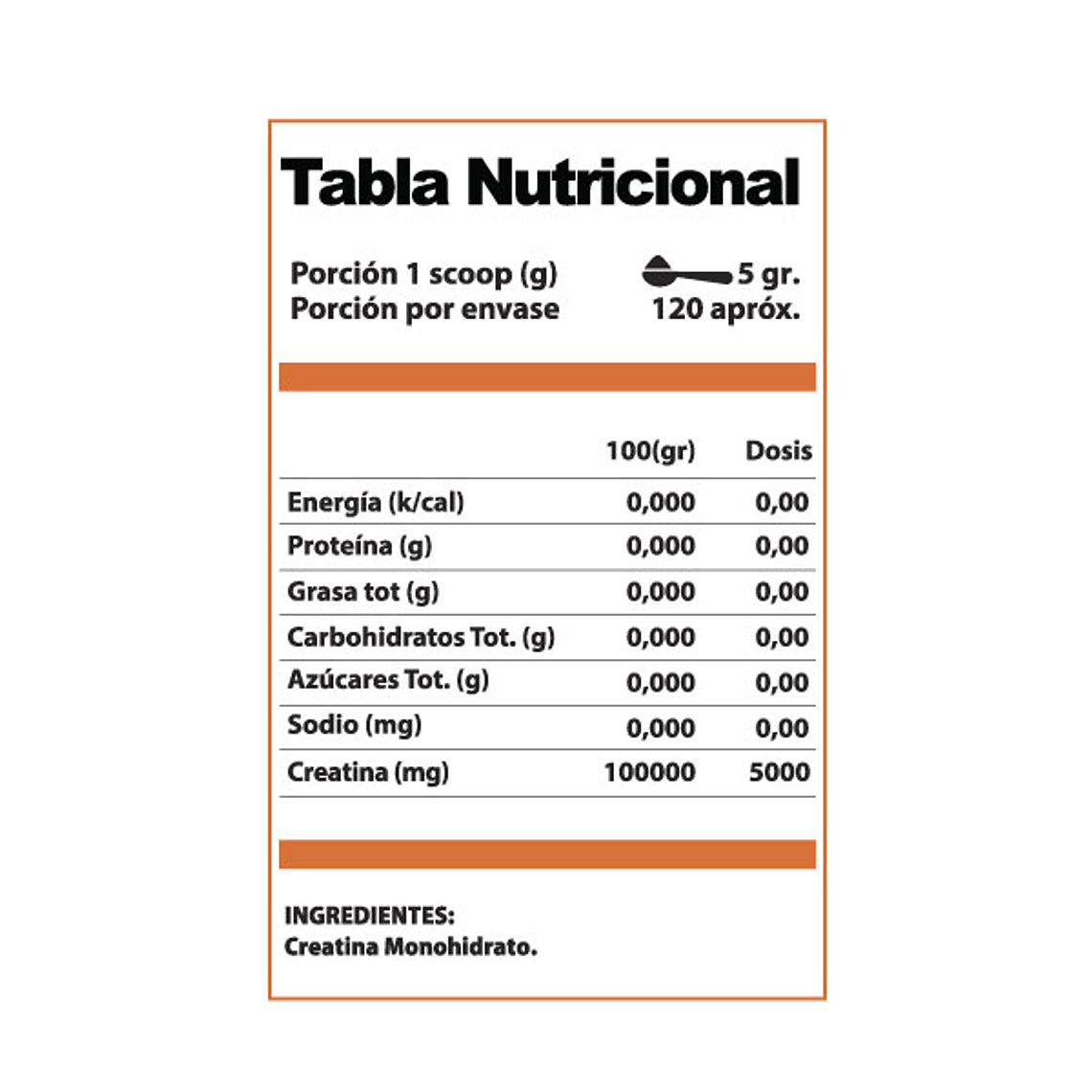 Creatina Monohidrato 600 g (120 servicios) – Winkler Nutrition 2