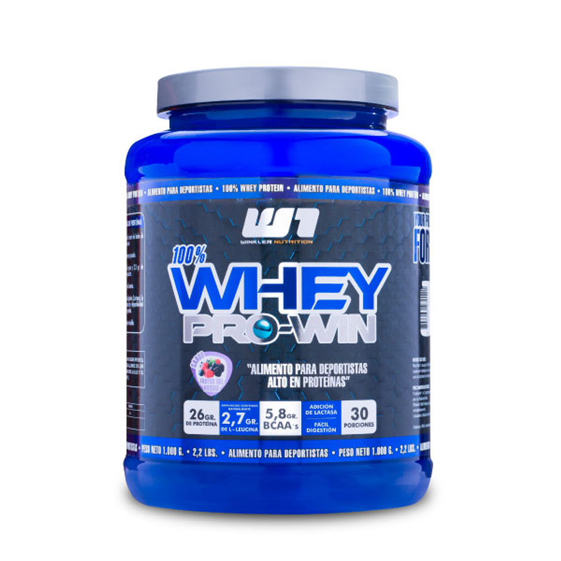 Proteína Whey Pro Win 1 kg. (30 servicios) – Winkler Nutrition 1