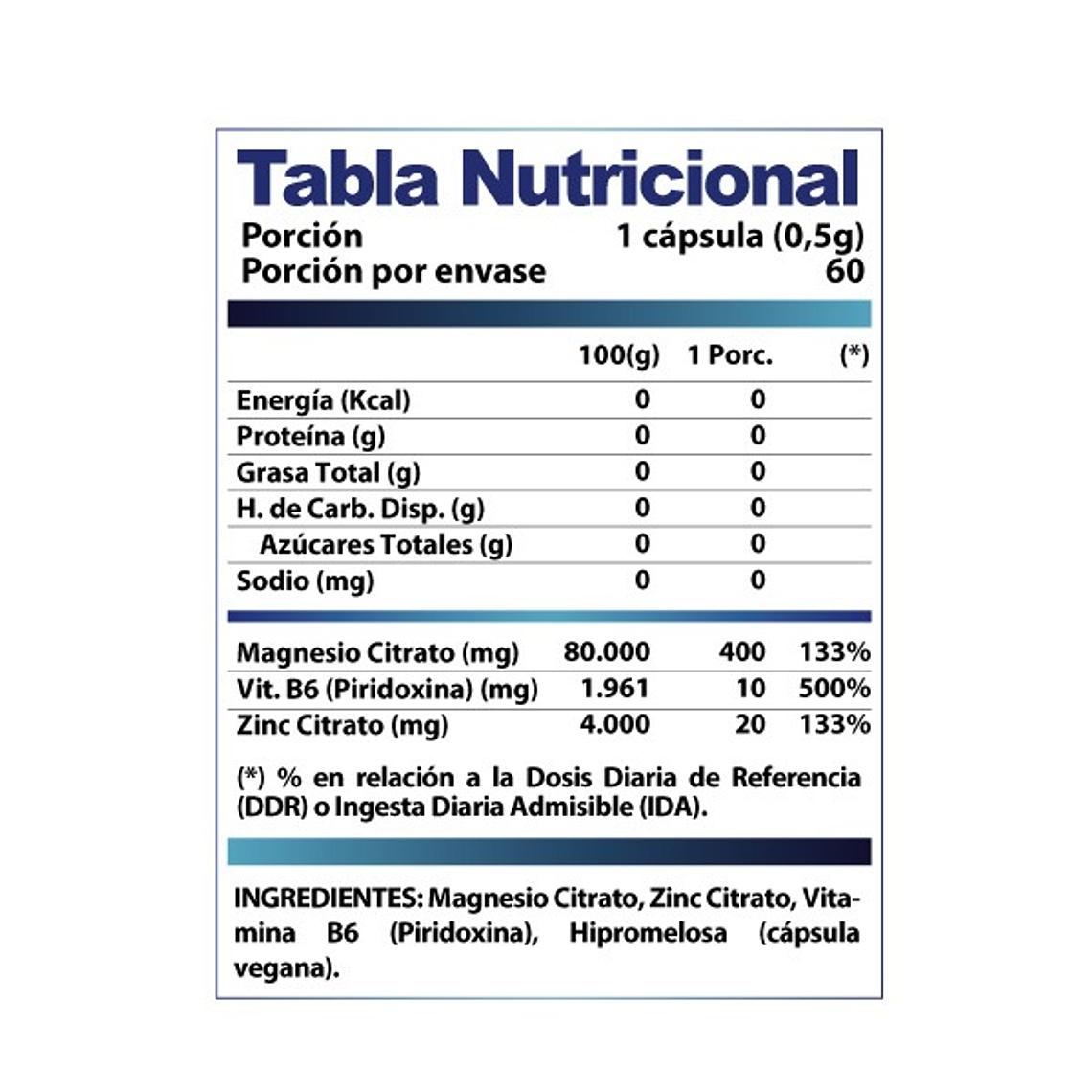 ZMA + B6 60 cáps. (60 porciones) – Winkler Nutrition 3