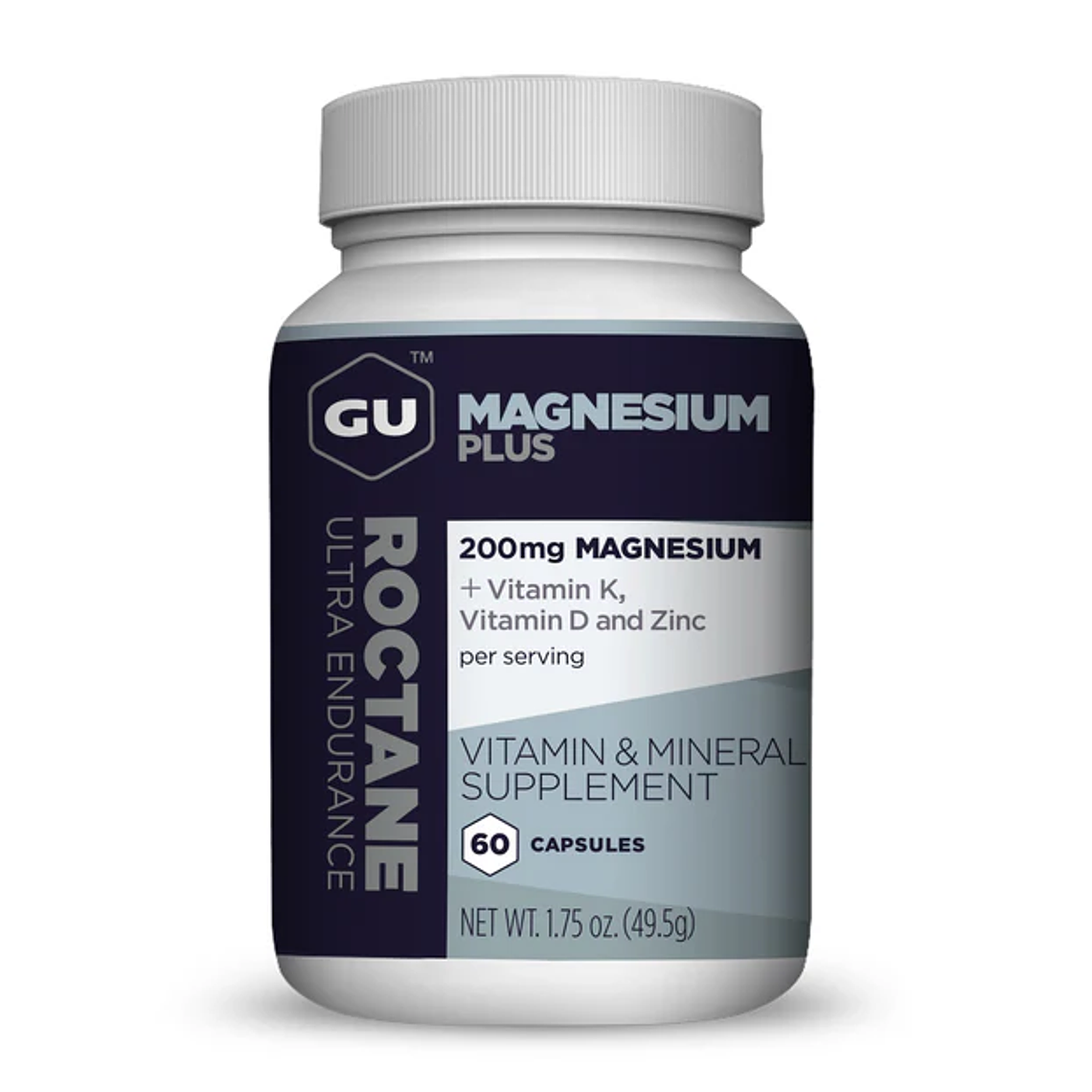 Magnesio Plus Roctane (60 cápsulas) – GU 1