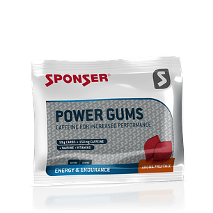 Power Gums – Gomas energéticas con cafeína Sponser