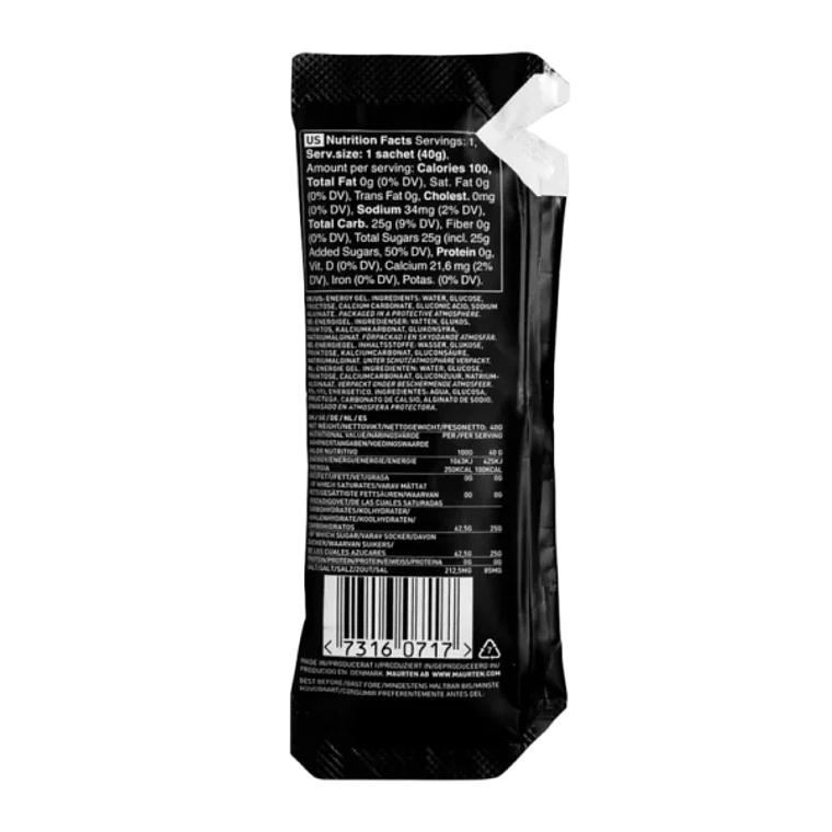 Gel Energético Maurten Gel 100 – Sabor Neutro 40 g (Sin Cafeína) 2