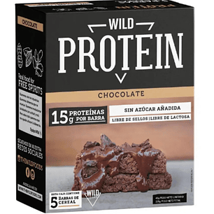 Barras de Proteína Chocolate 5 unidades Wild Foods