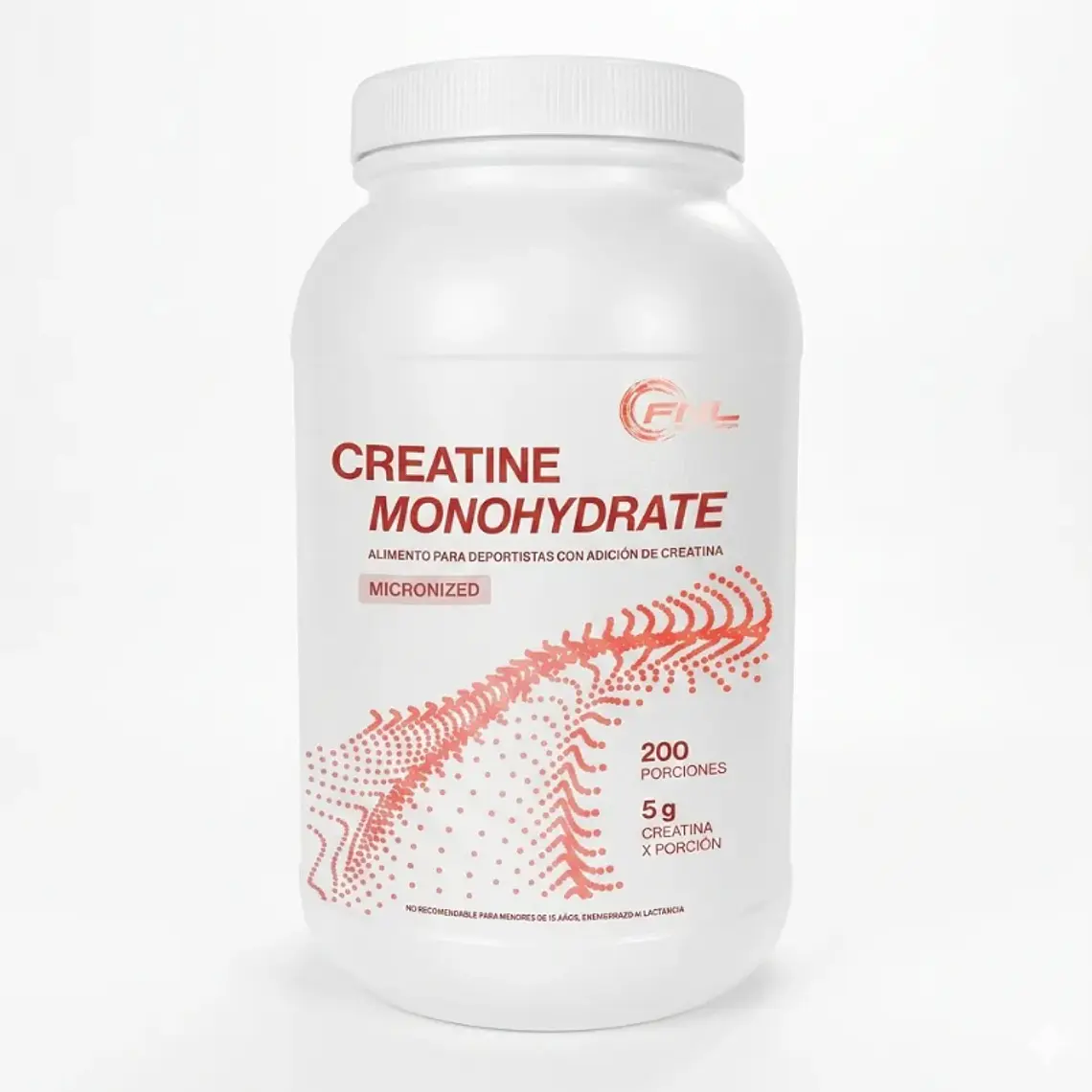 Creatina Monohidrato 1 kg (200 servicios) FNL 1