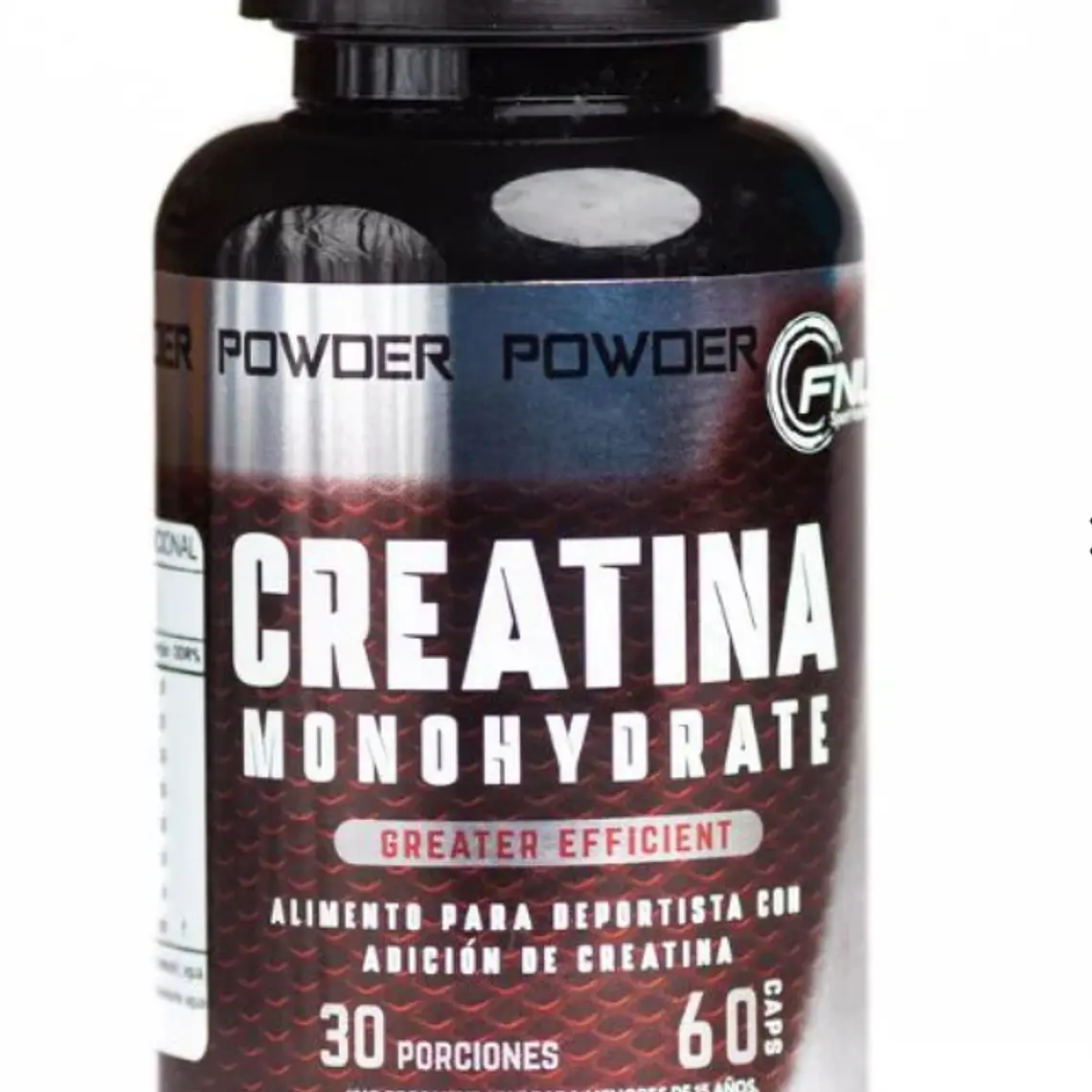 Creatina Monohidrato 60 Capsulas FNL 1