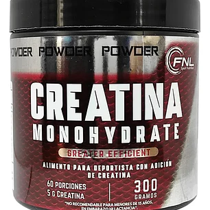 Creatina Monohidrato 300 Grs (60 servicios) NFL